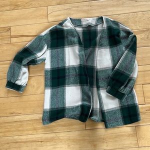 Plaid Cardigan